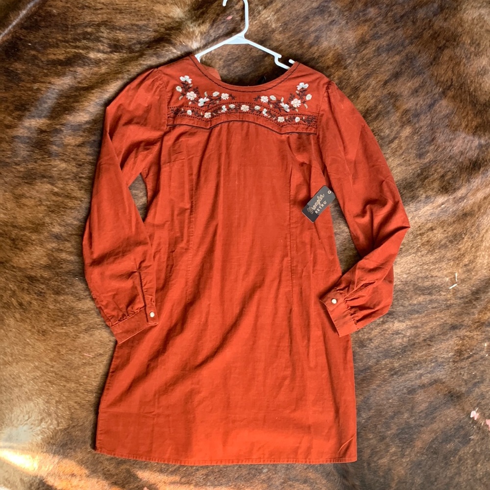 Wrangler Retro corduroy western dress size medium